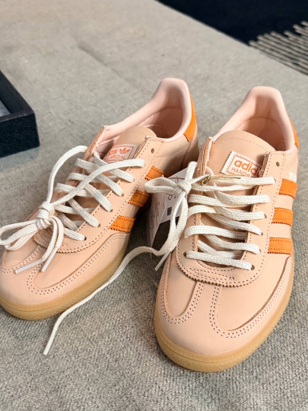 adidas Peach and Orange Women's Classic Trainers